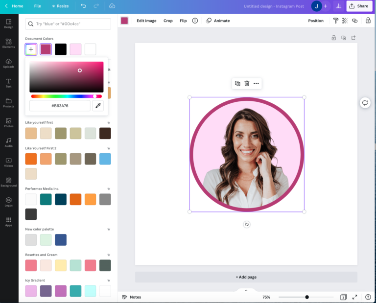 How to Design a Professional LinkedIn Profile Picture in Canva (Plus ...