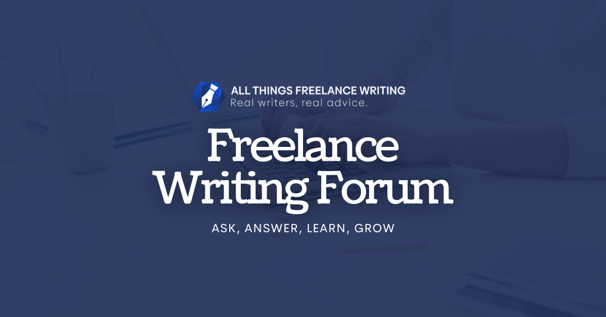 All Things Freelance Writing Forum