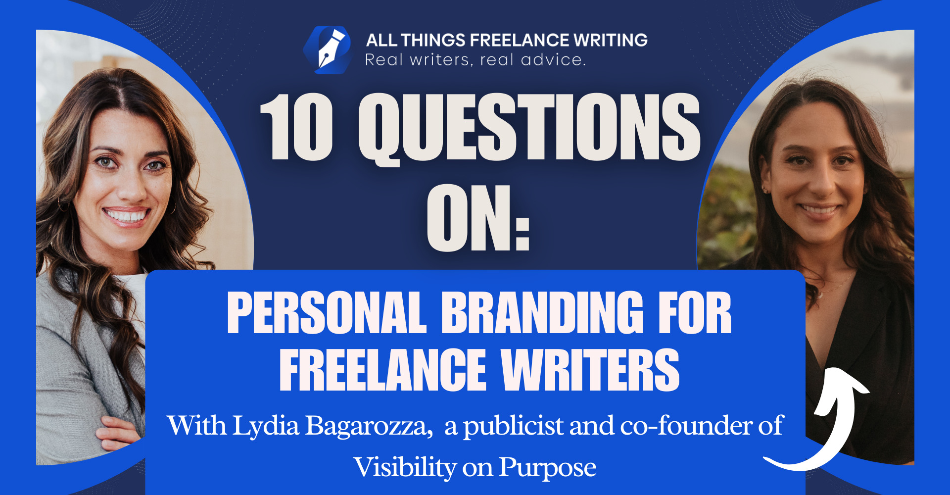 Personal branding for freelance writers interview with Lydia Bagarozza